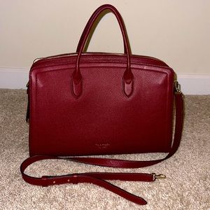 Kate Spade Knott Commuter Laptop Bag- Autumnal Red